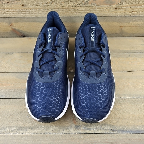 Nike Legend Essential 2 Men's Training Workout Gym Shoes Navy White NEW - Picture 8 of 10